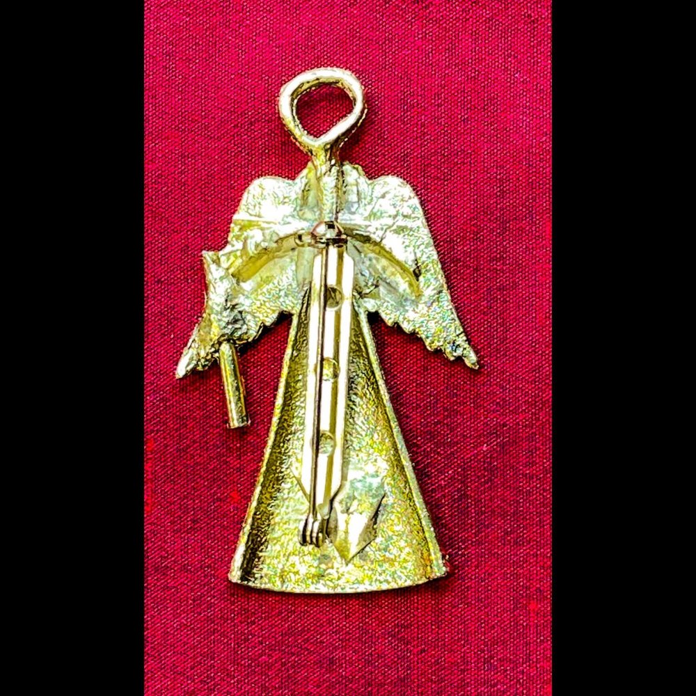 ▪️VTG▪️1980's 1990's Lot of 2 Brooch Pins & 1 Pendant Angel Jewelry Pieces - Picture 10 of 10